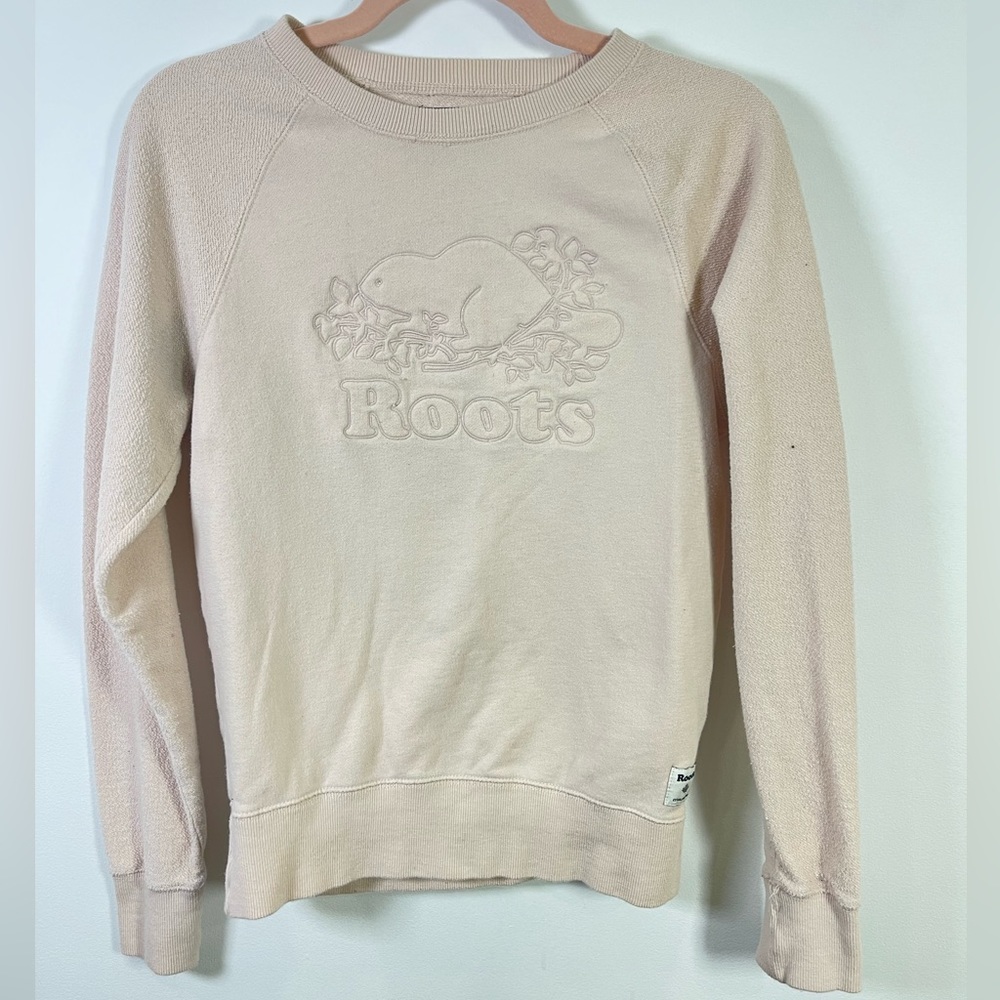 Xxs roots crewneck light pink